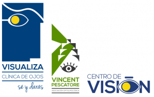 logotipos visualiza, vincent pescatore, centro de visión